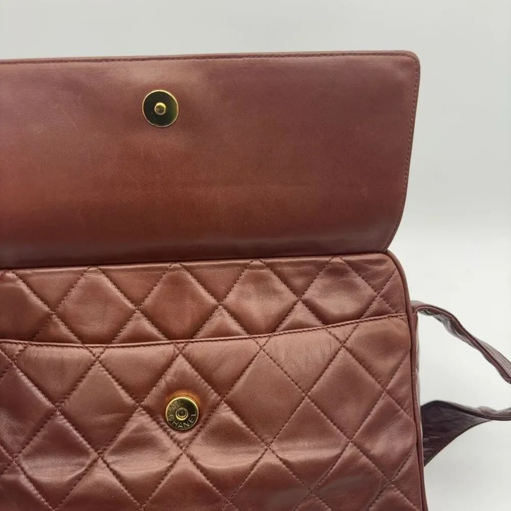 CHANEL Quilted Leather Camera Bag
